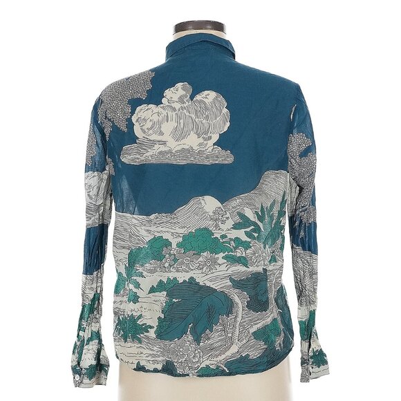 Sezane x Inoui Editions Pierro Shirt in Green Story 36 4 - Picture 3 of 5